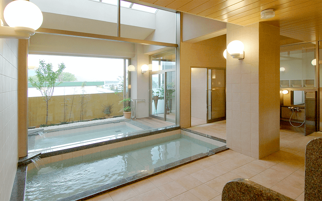 男性用『石割の湯』~内風呂・展望露天風呂~