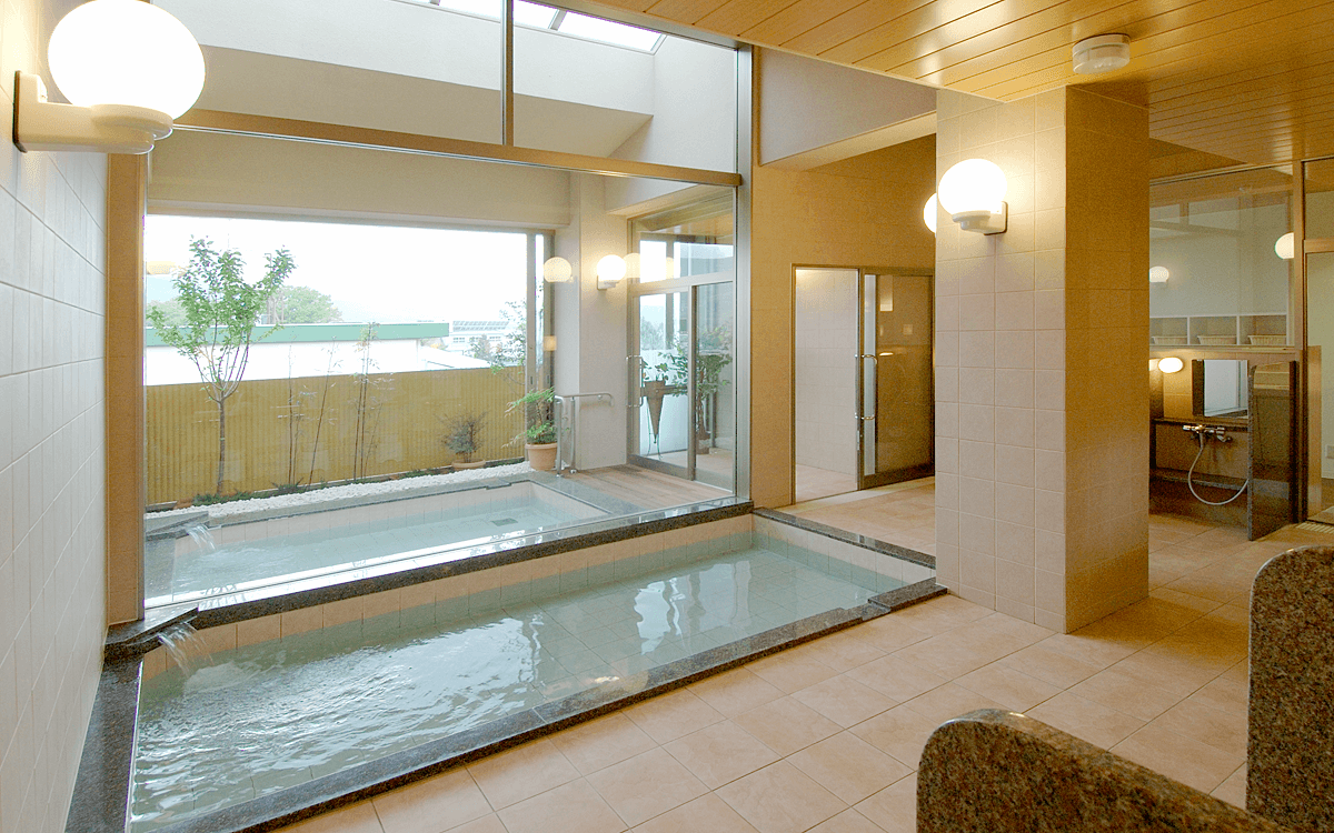 男性用『石割の湯』~内風呂・展望露天風呂~