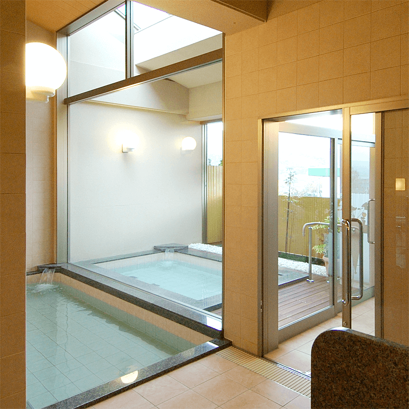 男性用『石割の湯』~内風呂・展望露天風呂~