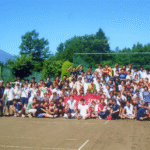 山中湖 東照館テニスコートでテニス合宿