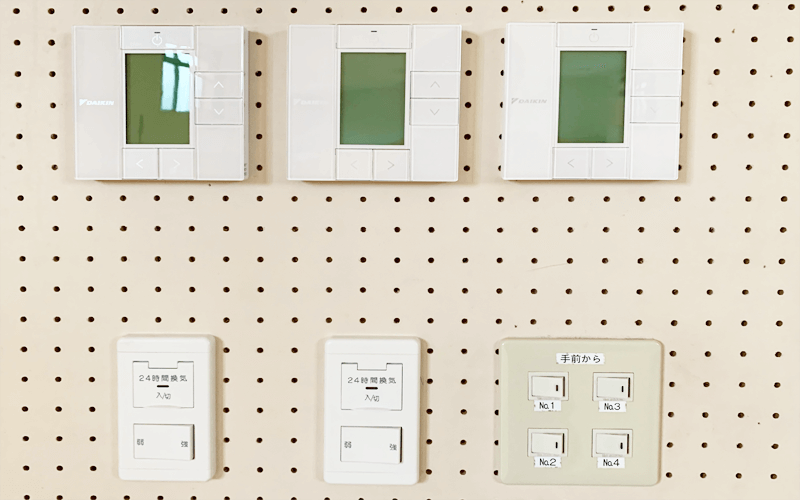 冷暖房と24時間換気システム